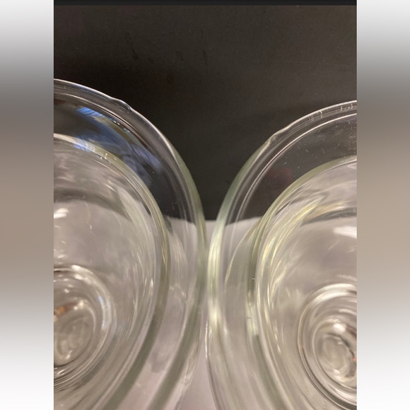 Crisa Set of Four Cracked Ice Icer Liner Handblown Glass - Picture 11 of 11